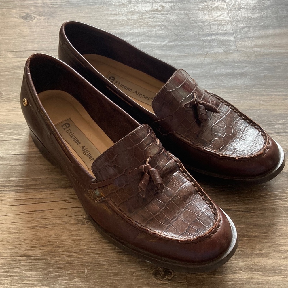 Ettiene Aigner leather shoes. Size 7